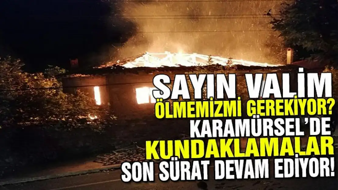 Vatandaşlar Kocaeli Valisine seslendi! Ölmemiz mi, gerekiyor!