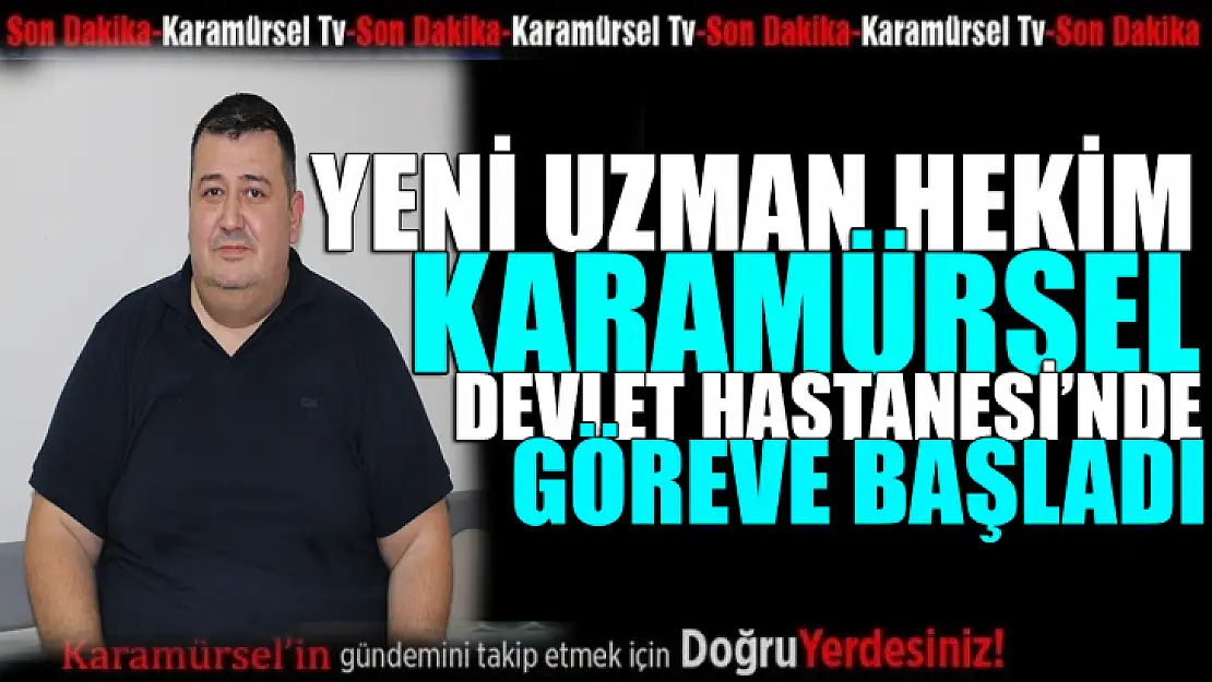 Yani KBB uzmanı hasta kabulüne başladı