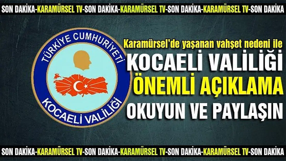 Yaşanan köpek katliamları sonrası, Kocaeli valiliğinden açıklama