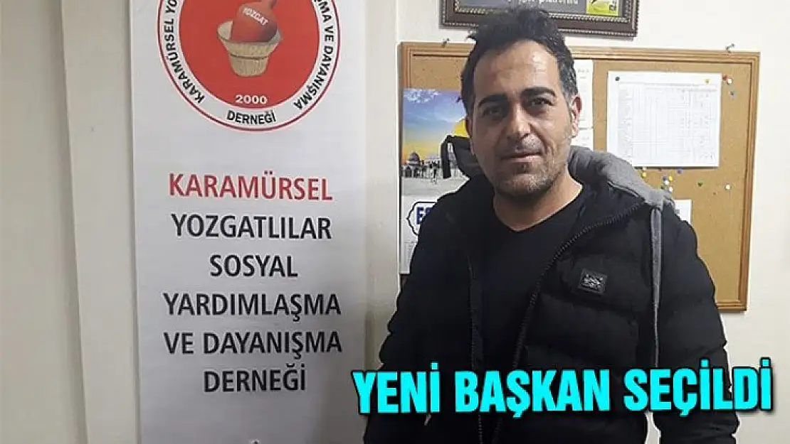 Yeni başkan Bayram Erten oldu