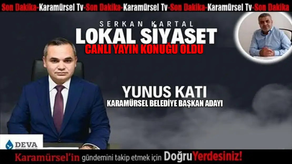 Yunus Katı canlı yayına katıldı