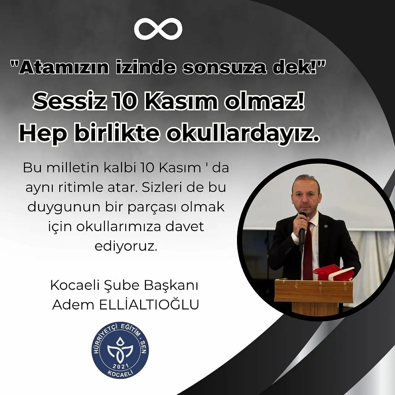 Hürriyetçi Eğitim Sendikası'ndan MEB'e 10 Kasım Tepkisi