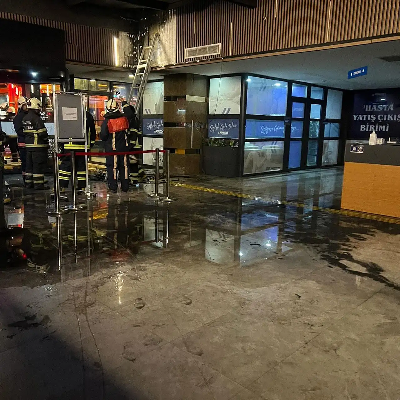 Yalova'da Özel Hastane Yangını