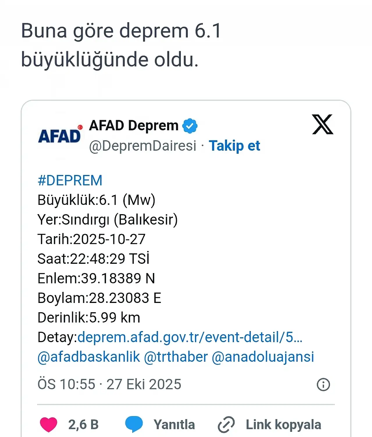 Şiddetli deprem panik yarattı!