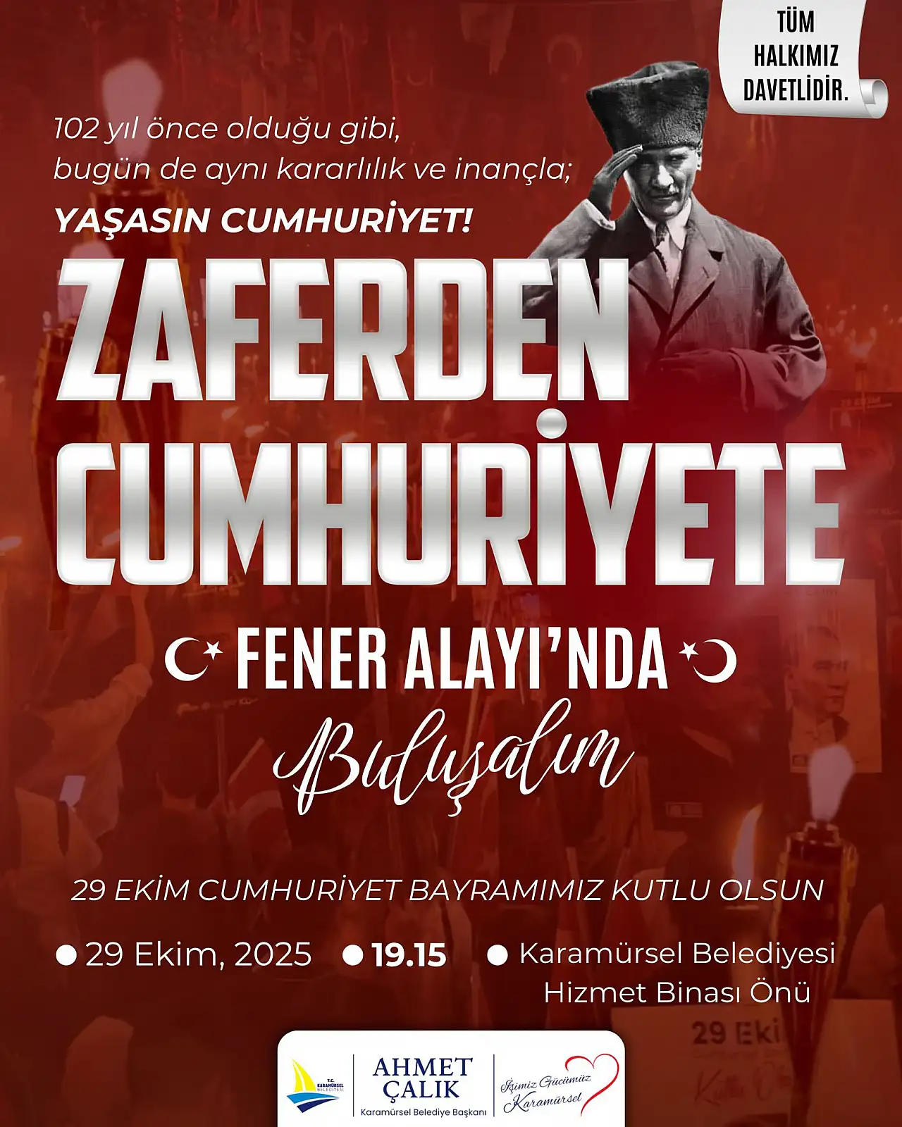 KARAMÜRSEL CUMHURİYET COŞKUSUNA HAZIR!