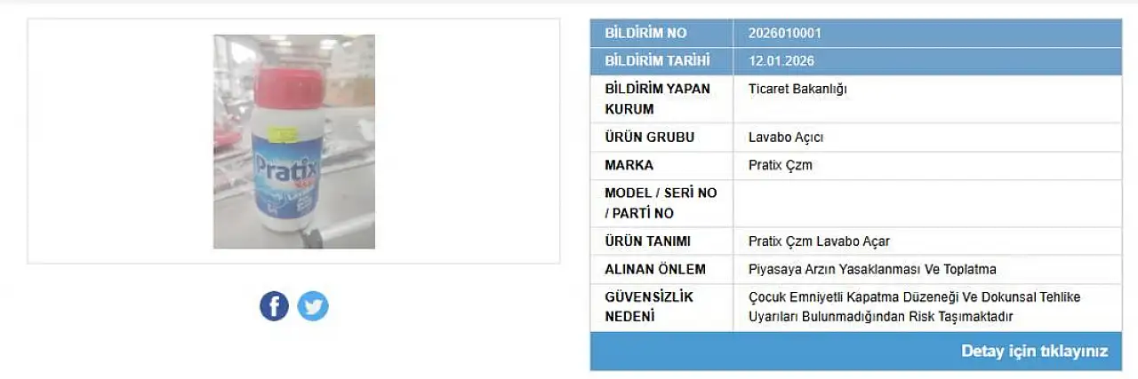 Ticaret Bakanlığı'ndan Kritik Uyarı! Bu ürünler Toplatılıyor!