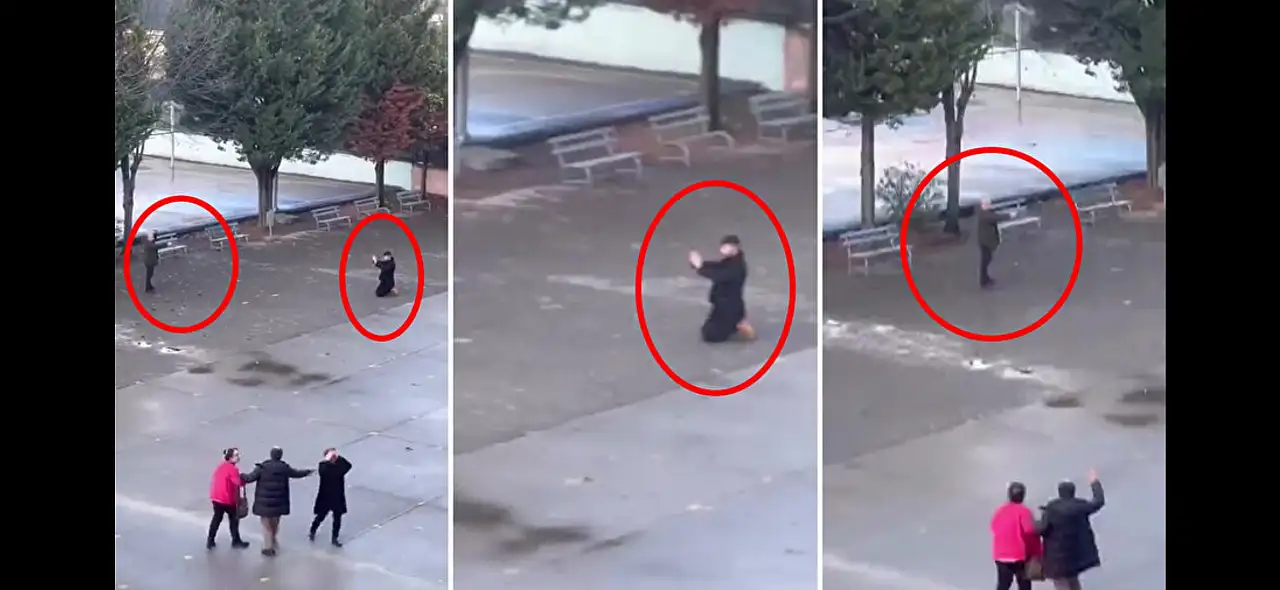 Lise Bahçesinde Silahlı Dehşet!