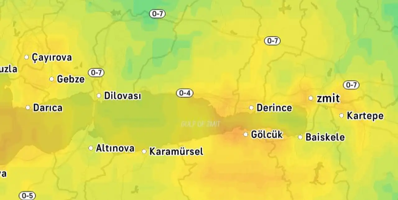 Kocaeli genelinde Hava Kalitesi 'KÖTÜ' Seviyede!