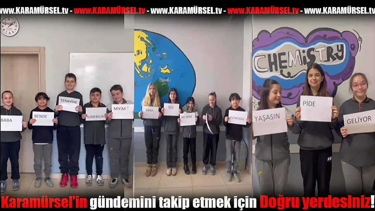 Öğrencilerin Ramazan videosu büyük ilgi gördü