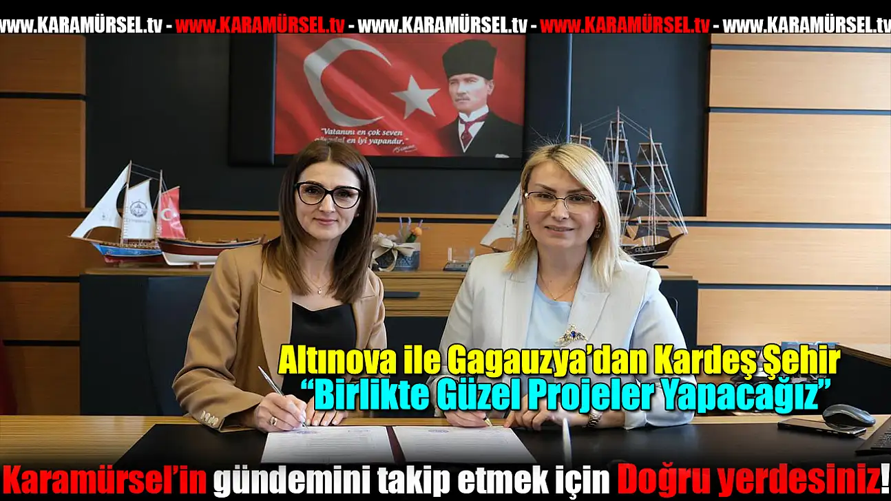 Altınova ile Gagauzya'dan Kardeş Şehir