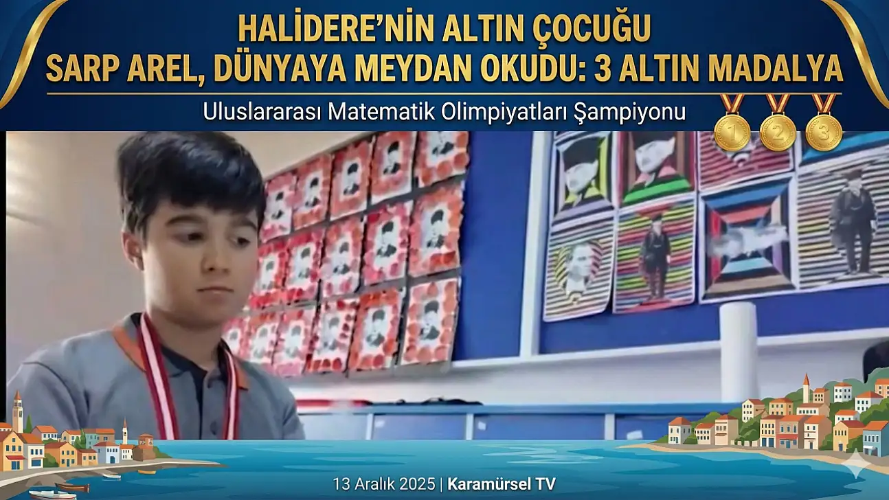 Halıdere'nin Altın Çocuğu Sarp Arel, Dünyaya Meydan Okudu