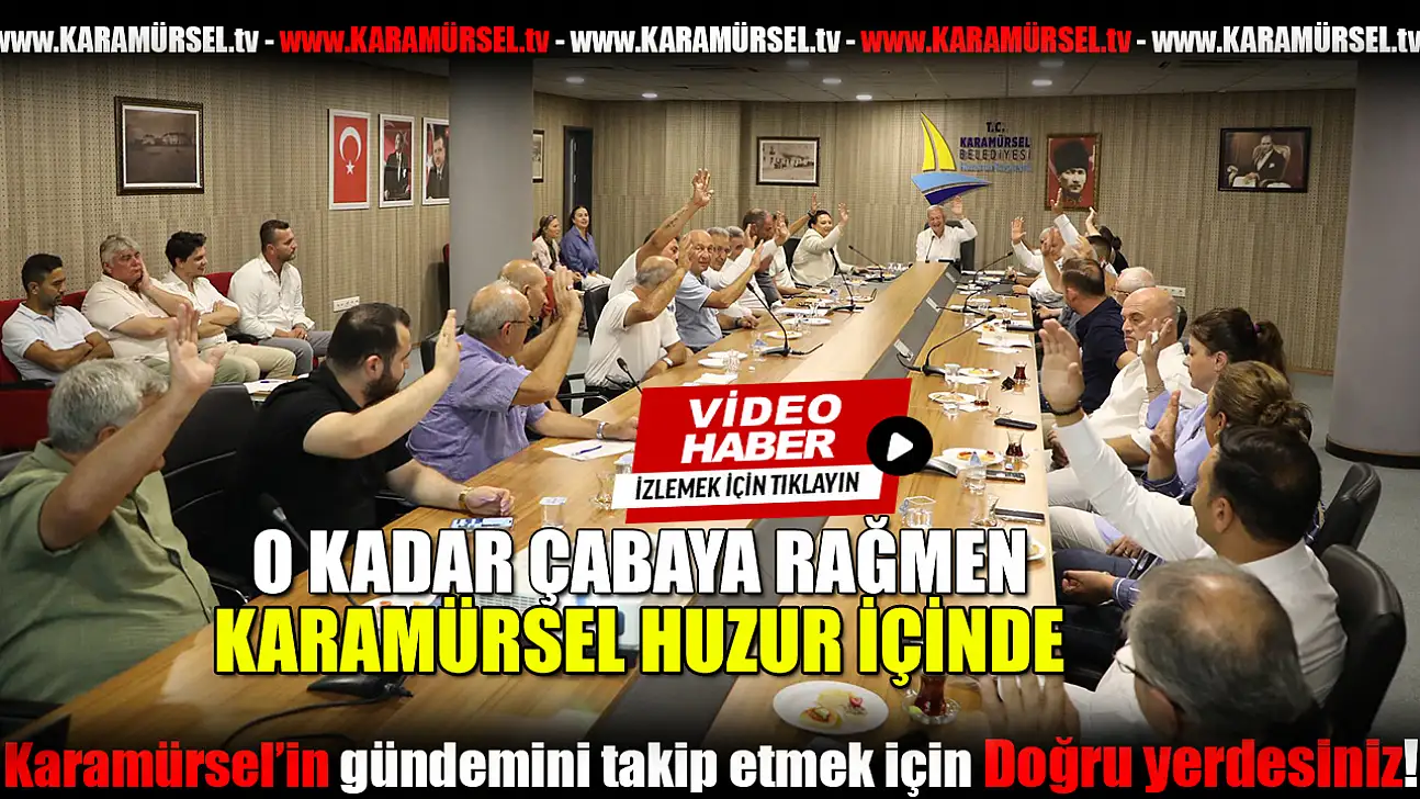 Karamürsel Belediyesi Eylül ayı meclisi yapıldı!