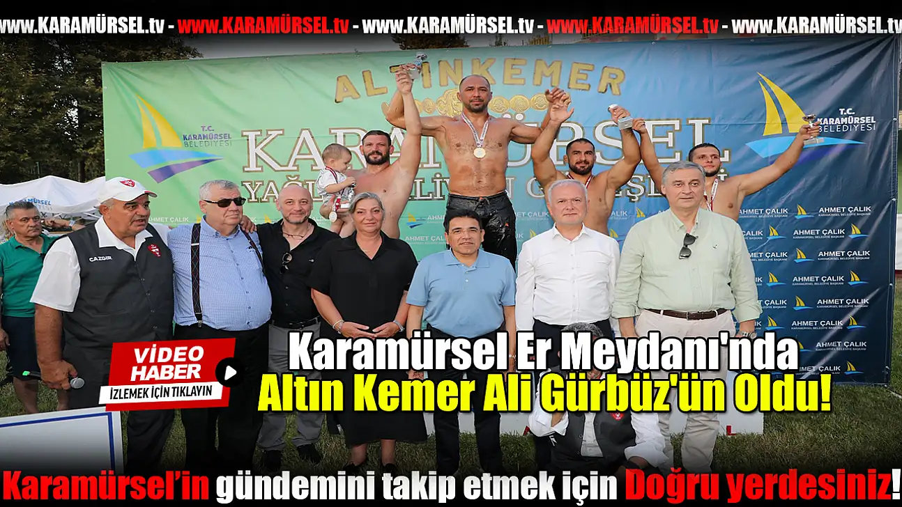Karamürsel'de Altın Kemer Ali Gürbüz'ün Oldu!