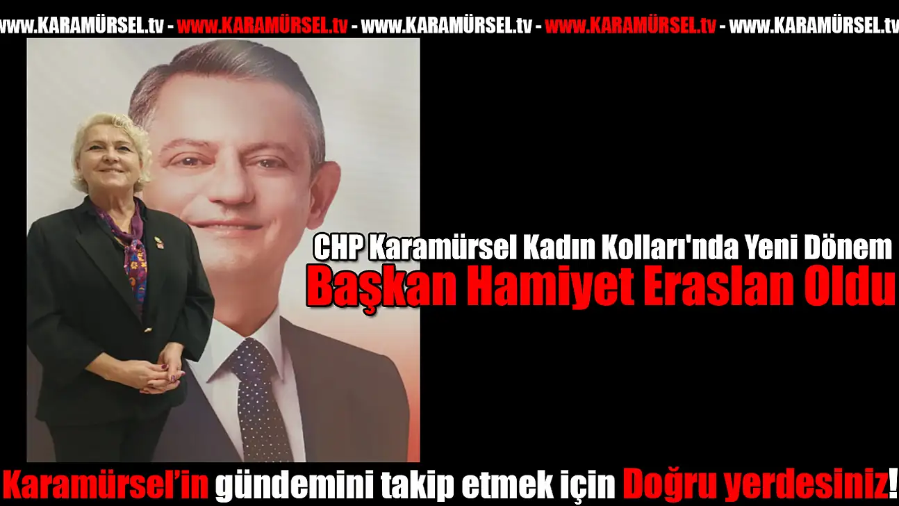 Karamürsel'de Başkan Hamiyet Eraslan Oldu