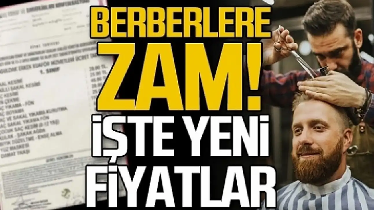 Karamürsel'de Berber Fiyatlarına Zam Yapıldı: İşte Yeni Fiyatlar!