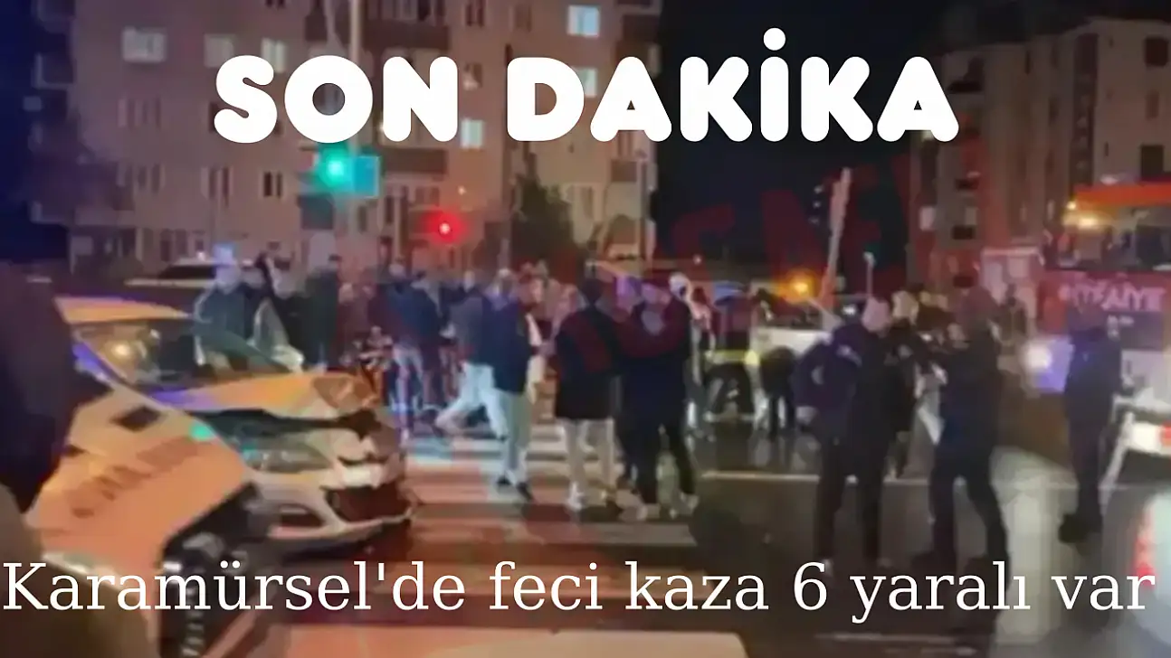Karamürsel'de feci kaza 7 yaralı