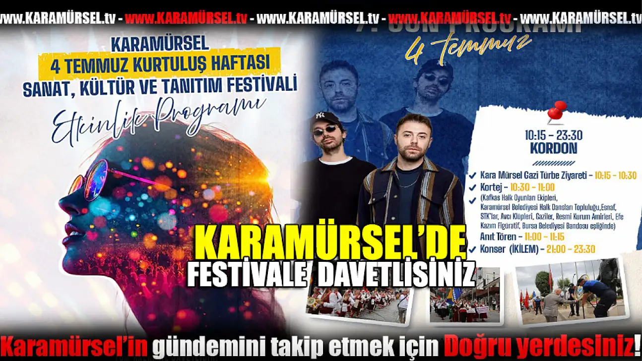Karamürsel'de festivale davetlisiniz
