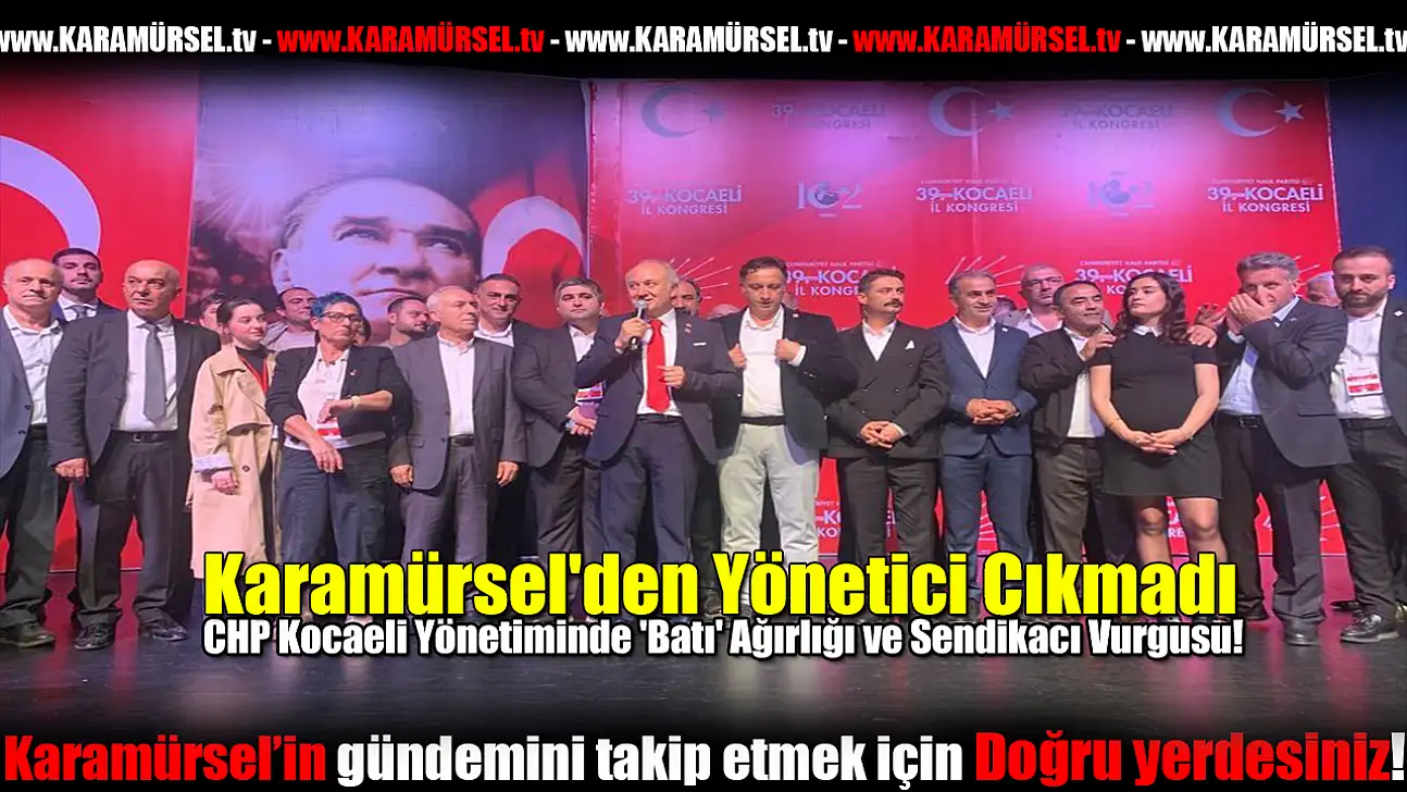 Karamürsel'den Yönetici Çıkmadı
