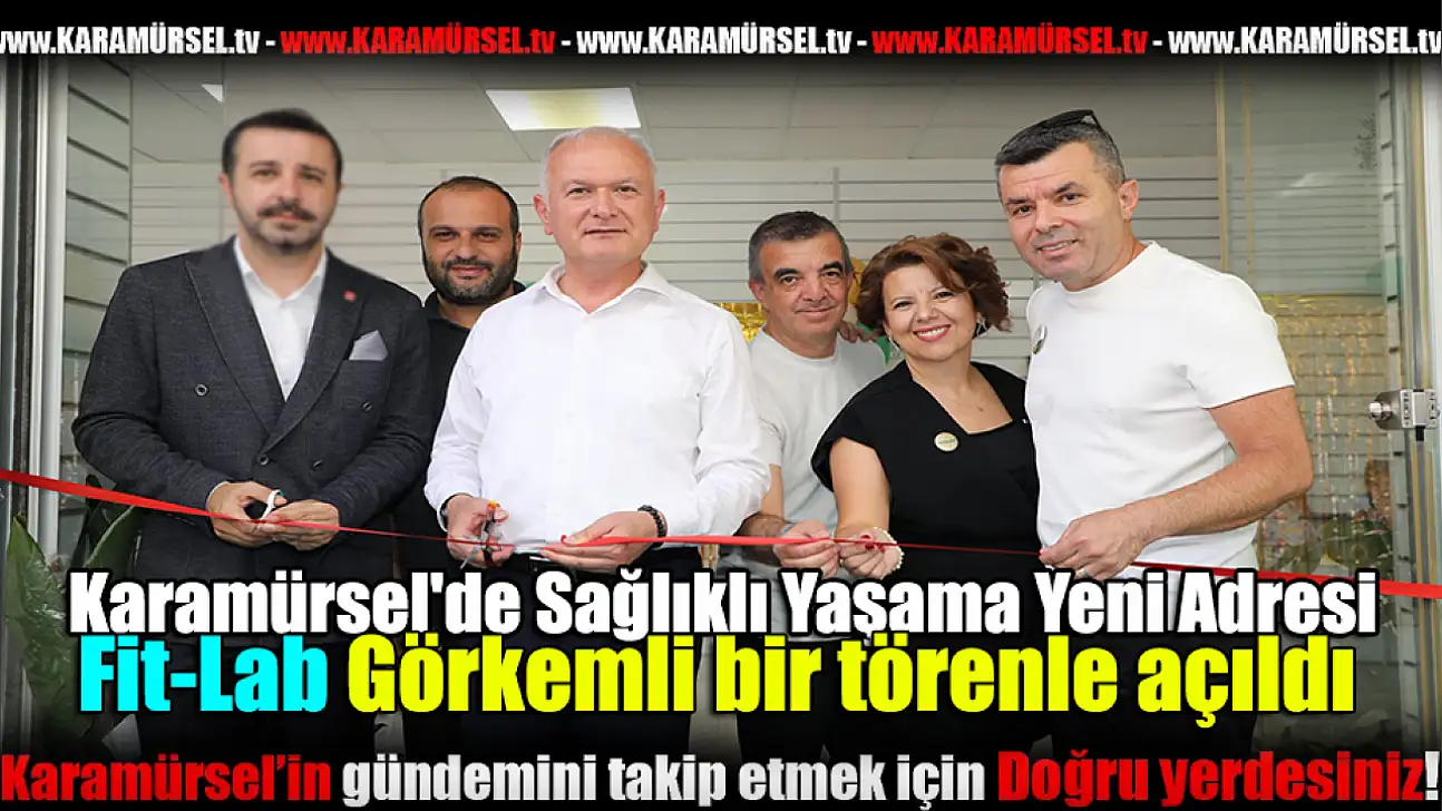 Karamürsel Fit-Lab görkenli bir törenle açıldı