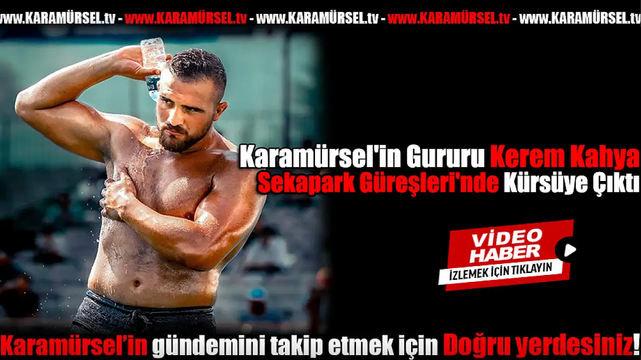 Karamürsel'in Gururu Kerem Kahya 3. oldu