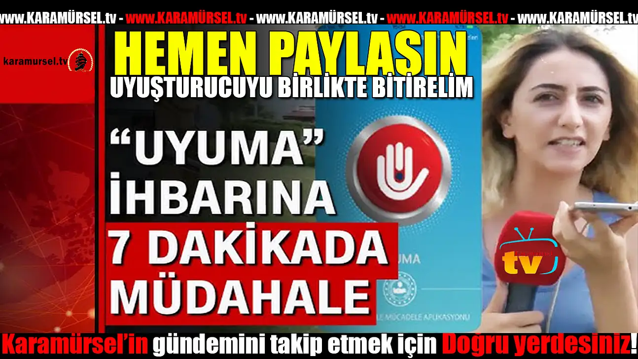 Uyuşturucuyla Mücadelede en etkili yöntem!