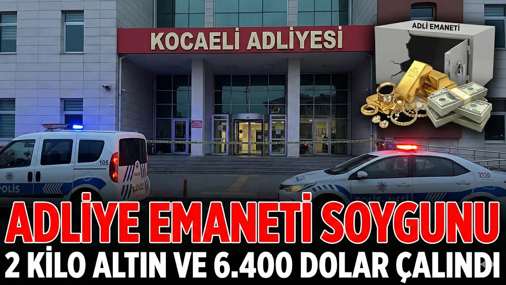 Adliye'de Skandal: Adli Emanetten 2 Kilo Altın Çalındı!