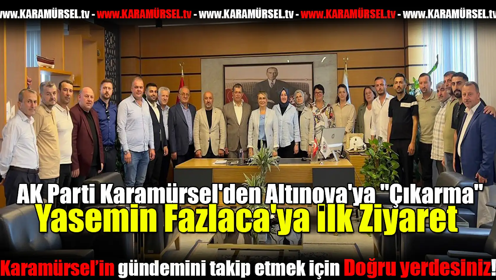AK Parti Karamürsel'den Altınova'ya 'Çıkarma'