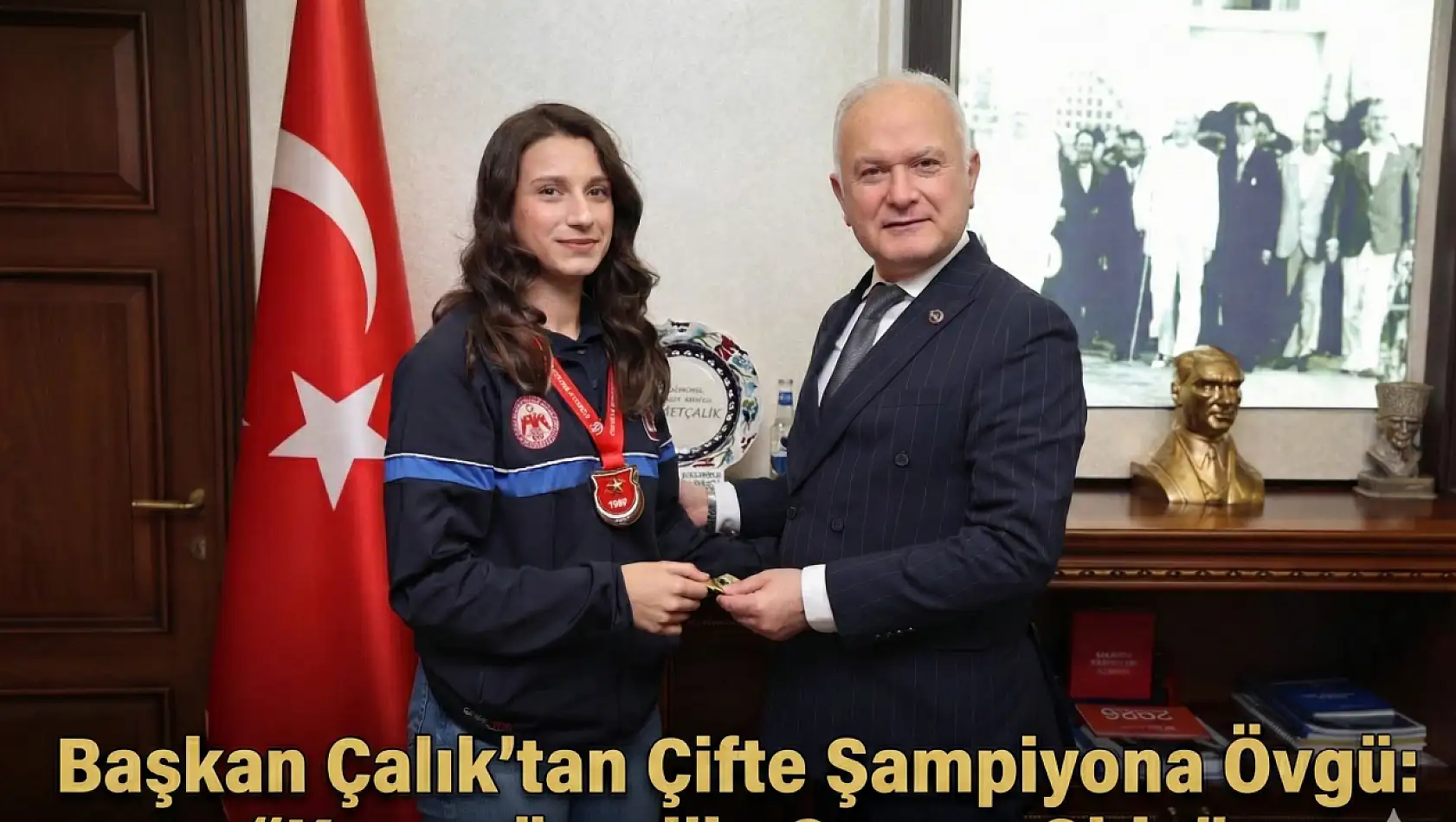 Başkan Çalık'tan Çifte Şampiyona Övgü: 'Karamürsel'in Gururu Oldu'