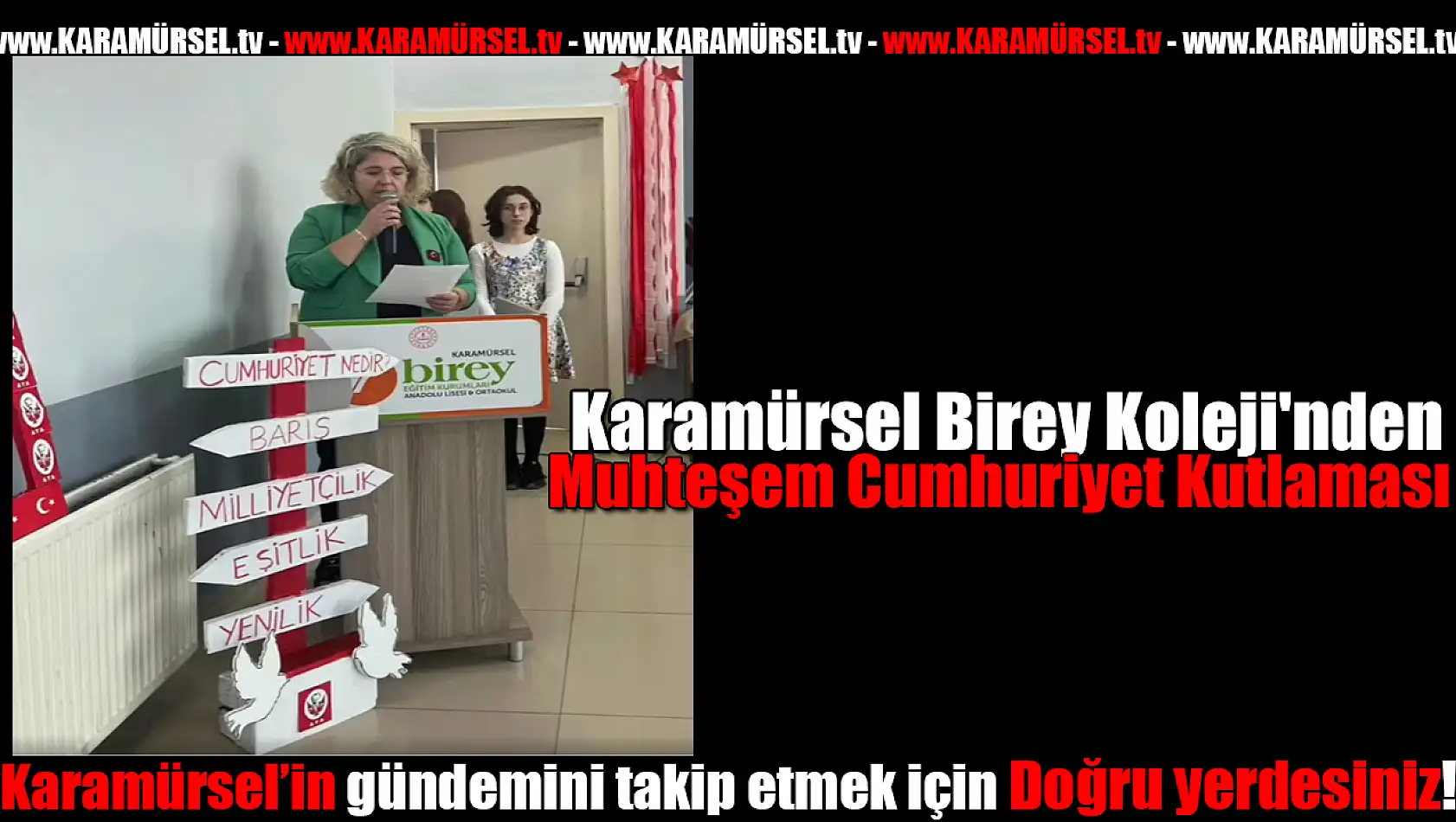 Birey Koleji'nden Muhteşem Cumhuriyet Kutlaması
