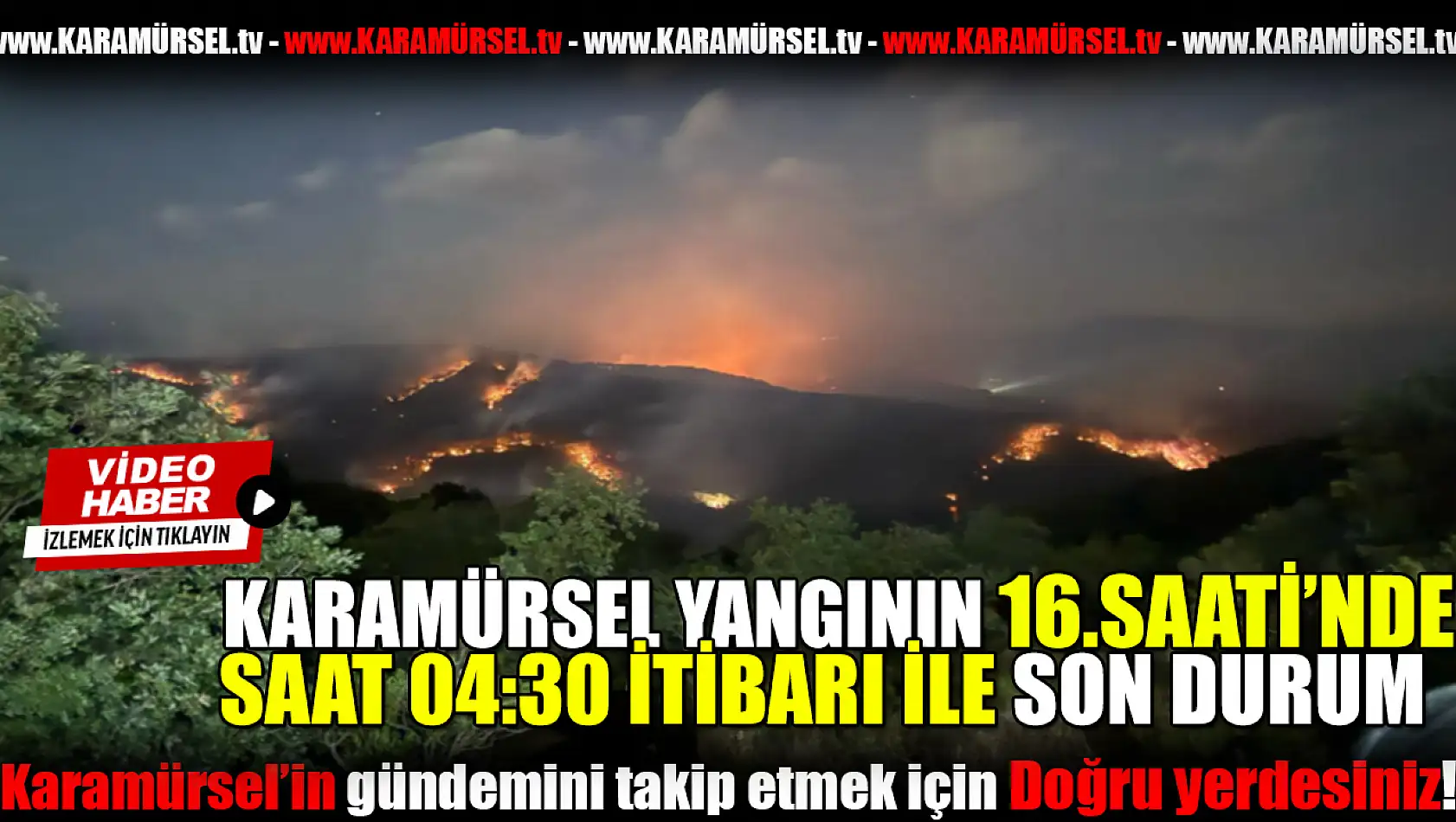 Karamürsel'de Büyük Yangın!