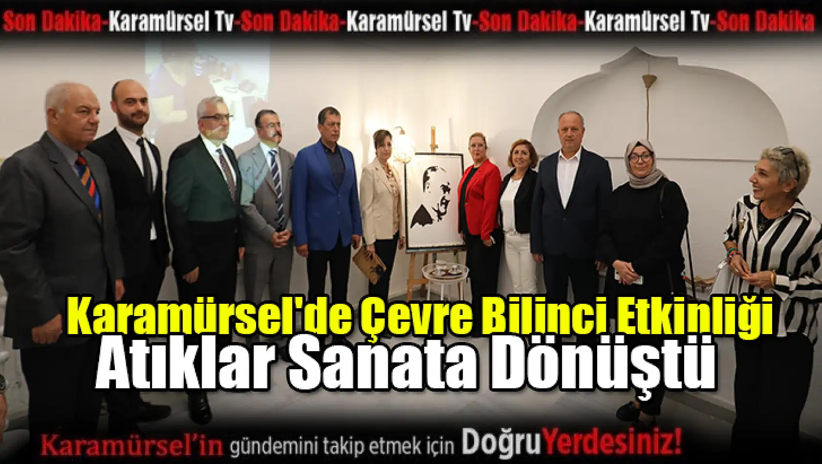 Karamürsel'de Çevre Bilinci Etkinliği: Atıklar Sanata Dönüştü