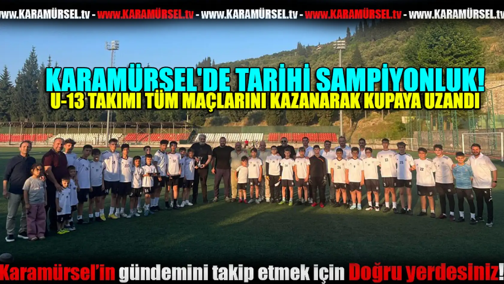 KARAMÜRSEL'DE TARİHİ ŞAMPİYONLUK!
