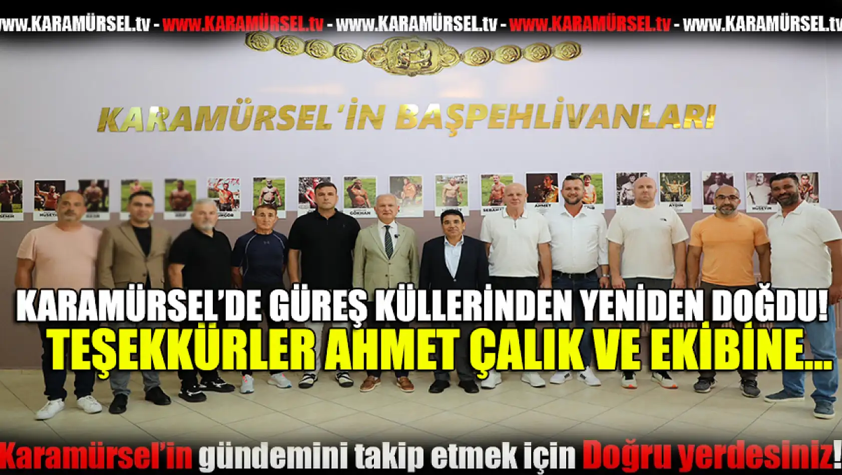 Karamürsel'de yıllar sonra güreş küllerinden yeniden doğdu!