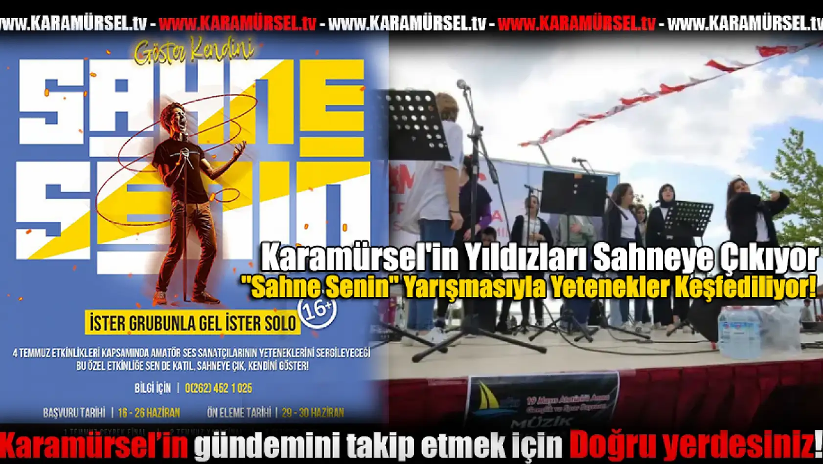 Karamürsel'in Yıldızları Sahneye Çıkıyor