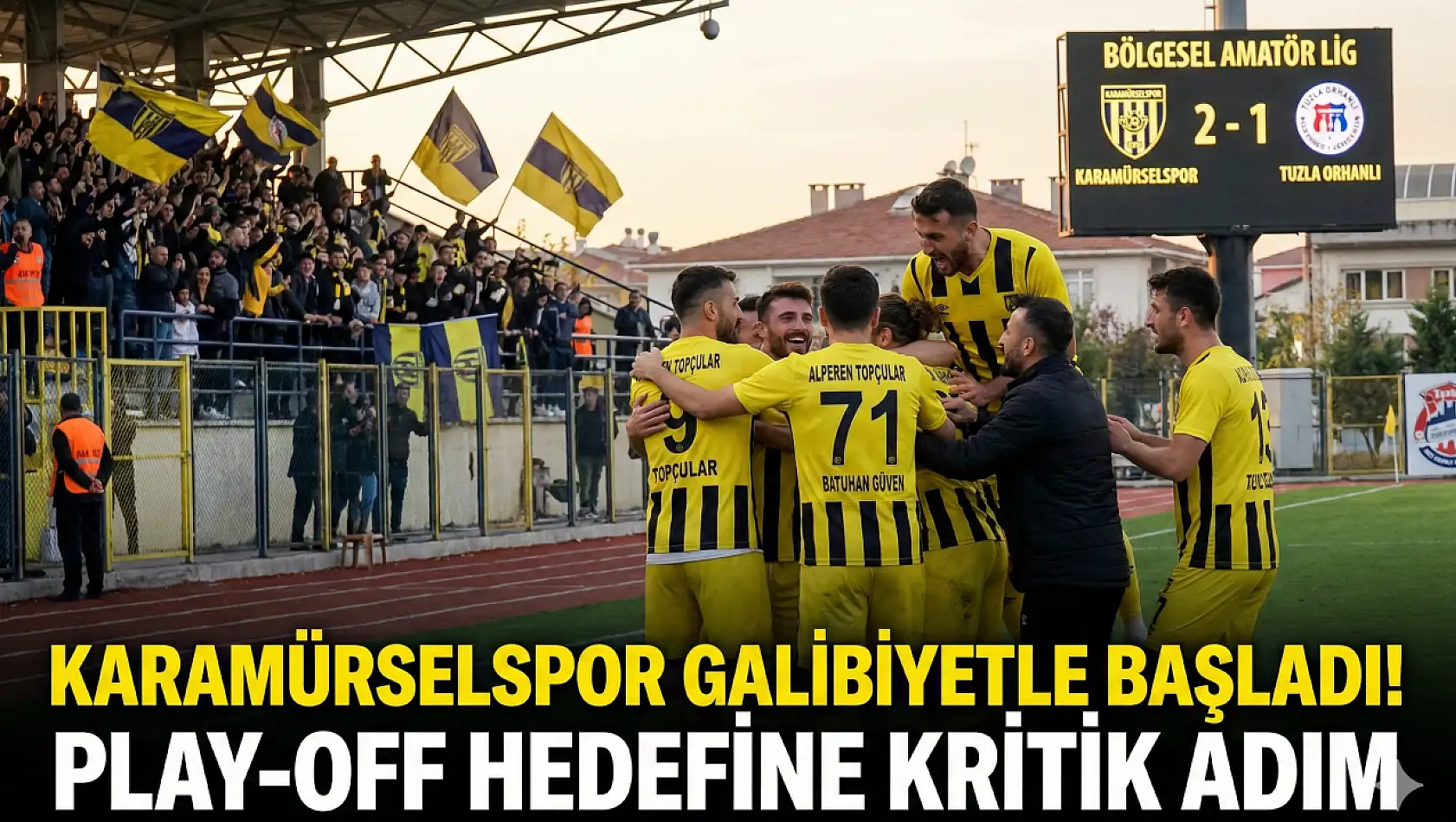 Karamürselspor Tuzla Engelini 2-1 ile Geçti