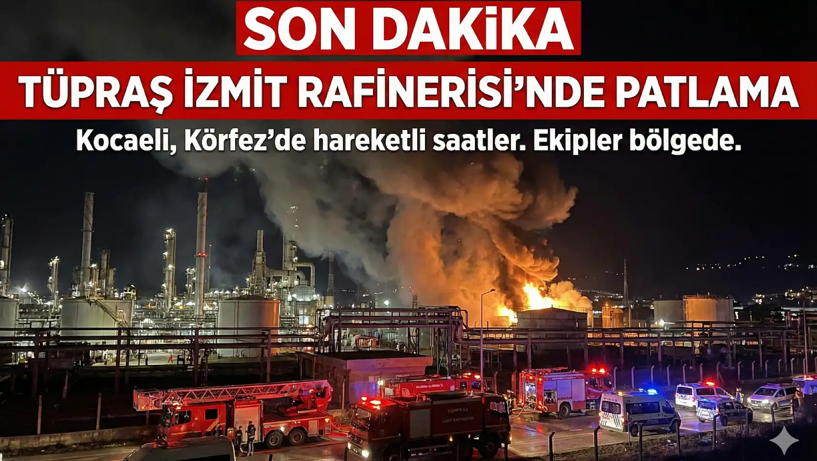 TÜPRAŞ Rafinerisi'nde Patlama!
