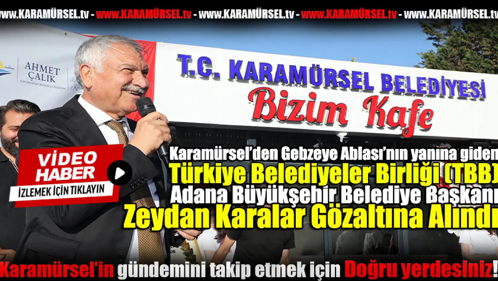 Zeydan Karalar Gebze'de gözaltına alındı