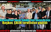 Sanat Sokağı Yeni Sezon Açılışı Başkan Çalık tarafından yapıldı