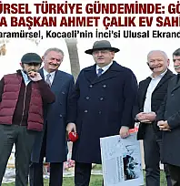 BAŞKAN ÇALIK, HALK TV'YE EV SAHİPLİĞİ YAPTI