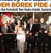Buğ-Dem Börek ve Pide Törenle Açıldı