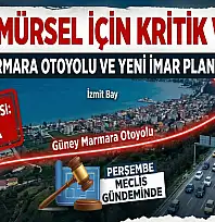 Güney Marmara Otoyolu ve Yeni İmar Planı Mecliste!
