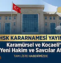 HSK Kararnamesi Yayımlandı