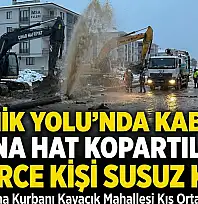 Plansız çalışma yüzünden binlerce kişi susuz kaldı!