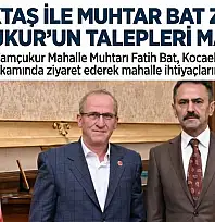 Karamürsel Çamçukur Muhtarı Bat'tan Vali Aktaş'a Ziyaret