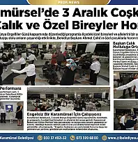Karamürsel'de 3 Aralık Coşkusu