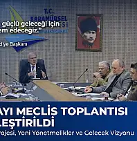 Karamürsel'de Aralık Ayı Meclisi Toplandı