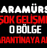 Karamürsel'de bir mahalle karantina altına alındı!