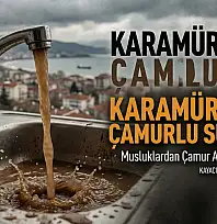 Karamürsel'de Çamurlu Su Şoku! Musluklardan Çamur Aktı!