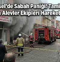 Karamürsel'de Sabah Yangın Paniği!