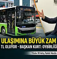 ​Kocaeli'de Ulaşıma Yüzde 30 Zam Yolda